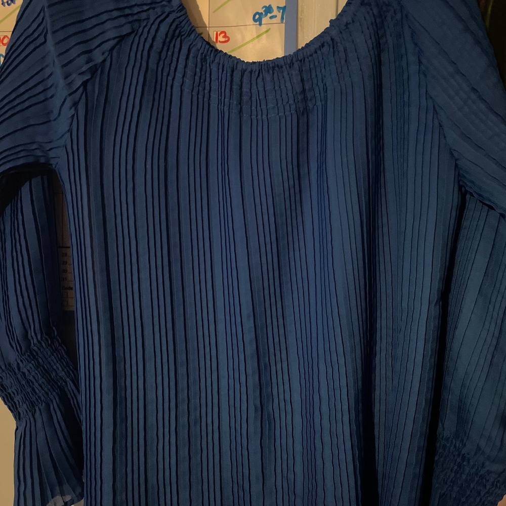Blue Dress Top